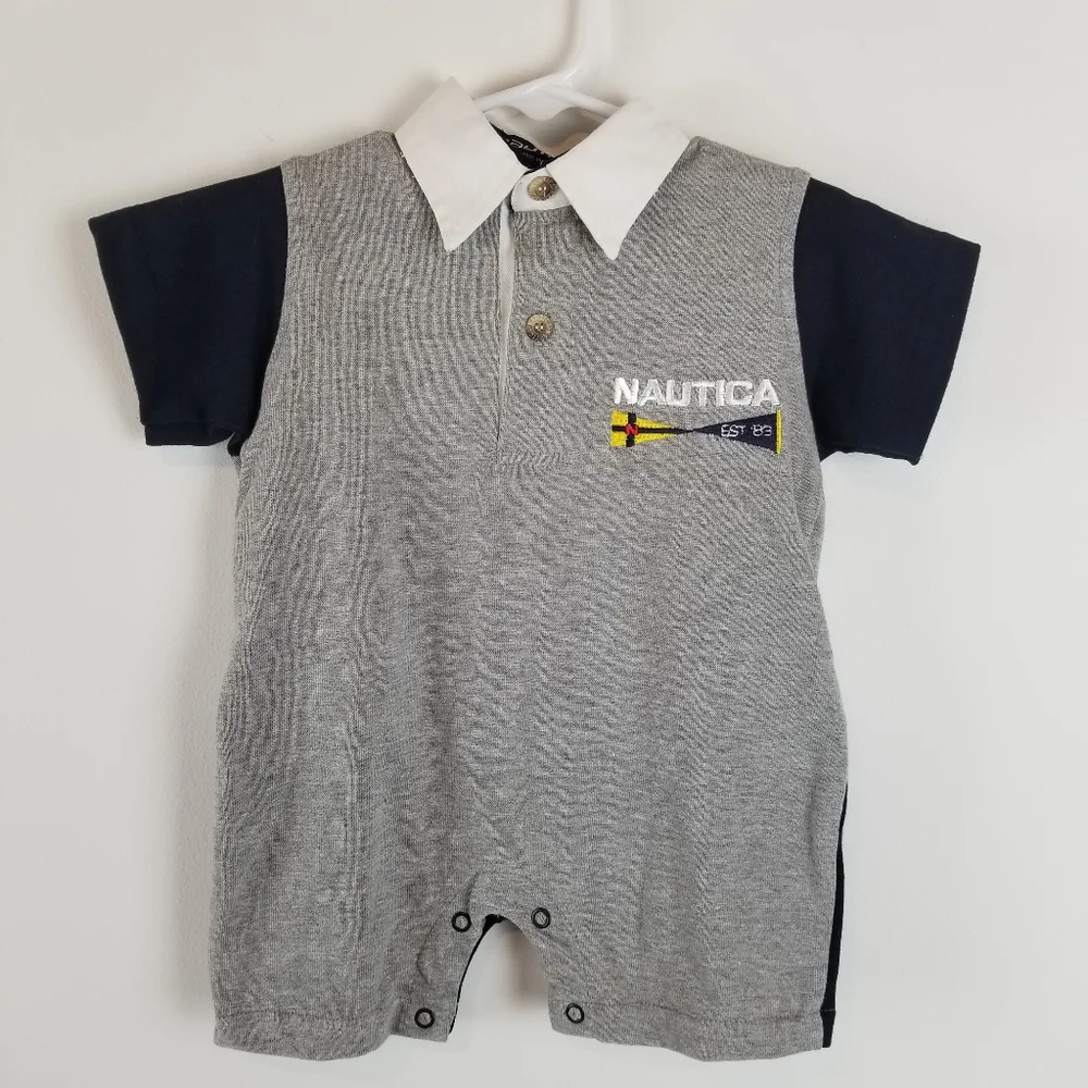 NWT Nautica Gray One Piece 3-6 Months